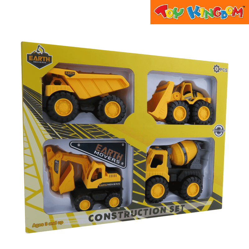 Earth Movers Construction Set Vehicle Playset