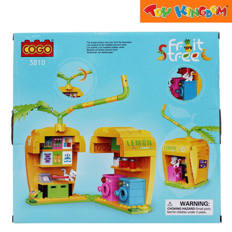 Cogo Fruit Tree Lemon Laundry Building Blocks