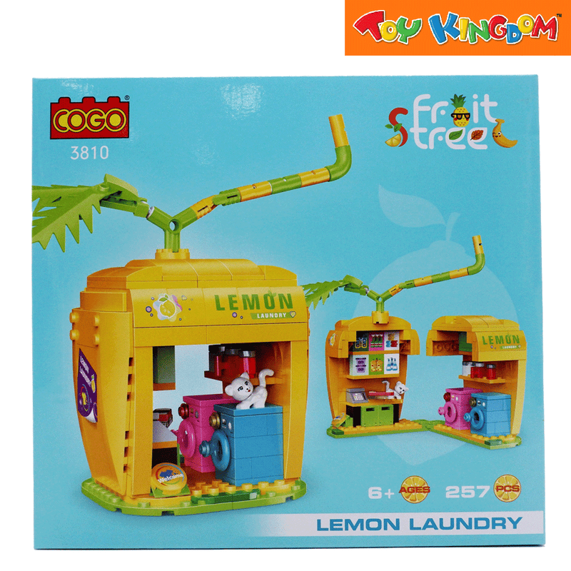 Cogo Fruit Tree Lemon Laundry Building Blocks