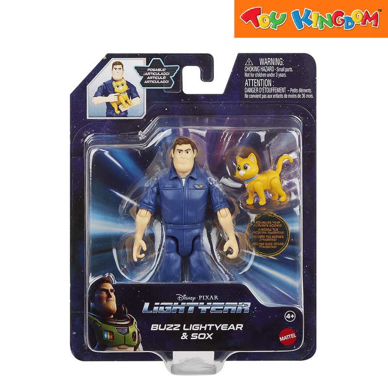 Disney Pixar Lightyear Buzz Lightyear and Sox Action Figures