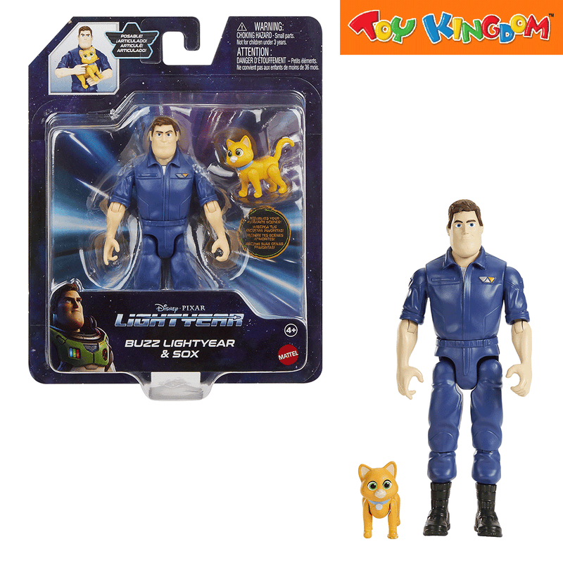 Disney Pixar Lightyear Buzz Lightyear and Sox Action Figures