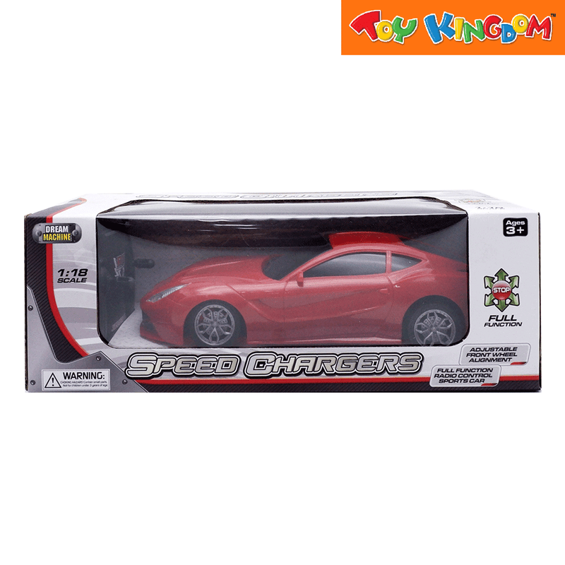Dream Machine Speed Chargers 1:18 Scale Remote Control Car