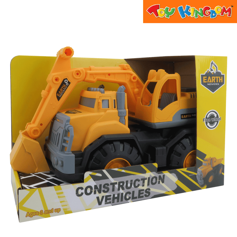Earth Movers Construction Vehicle Free Wheel Excavator Truck Vehicle