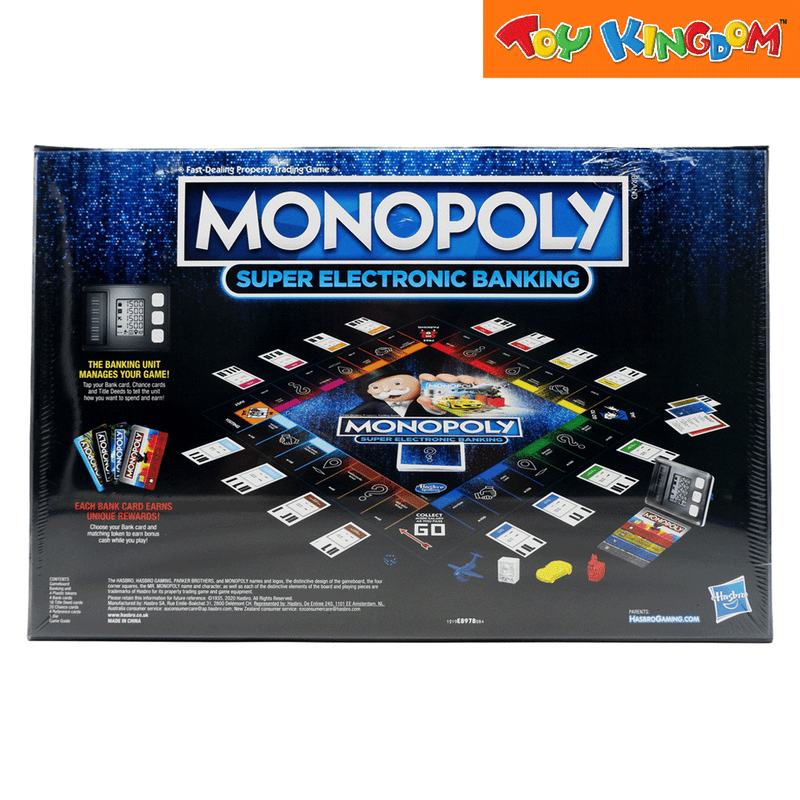 Hasbro Gaming Monopoly Super Electronic Banking Board Game