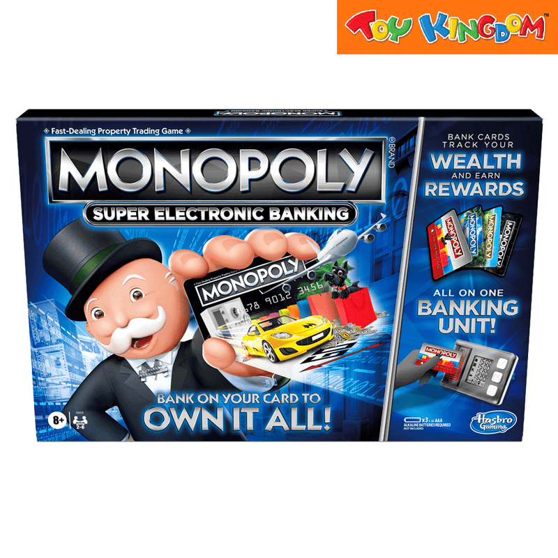 Hasbro Gaming Monopoly Super Electronic Banking Board Game