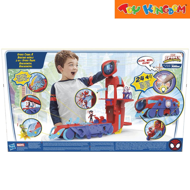 Disney Jr. Marvel Marvel Spidey and His Amazing Friends Spider Crawl-R Playset