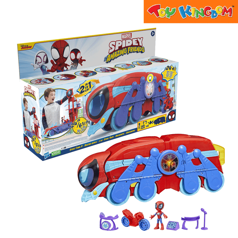 Disney Jr. Marvel Marvel Spidey and His Amazing Friends Spider Crawl-R Playset