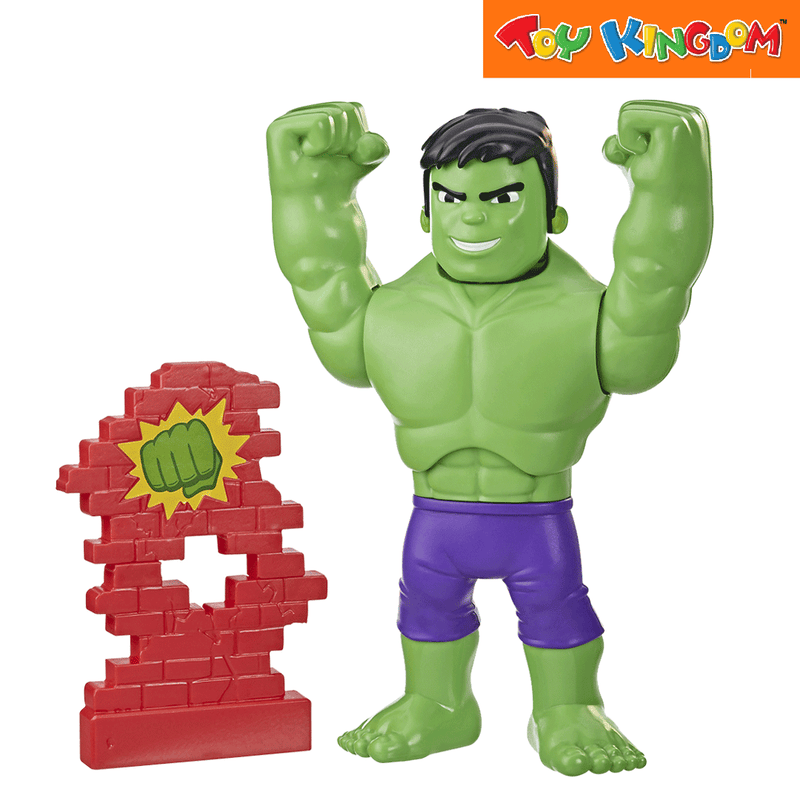 Disney Jr. Marvel Spidey and His Amazing Friends Power Smash Hulk Figure