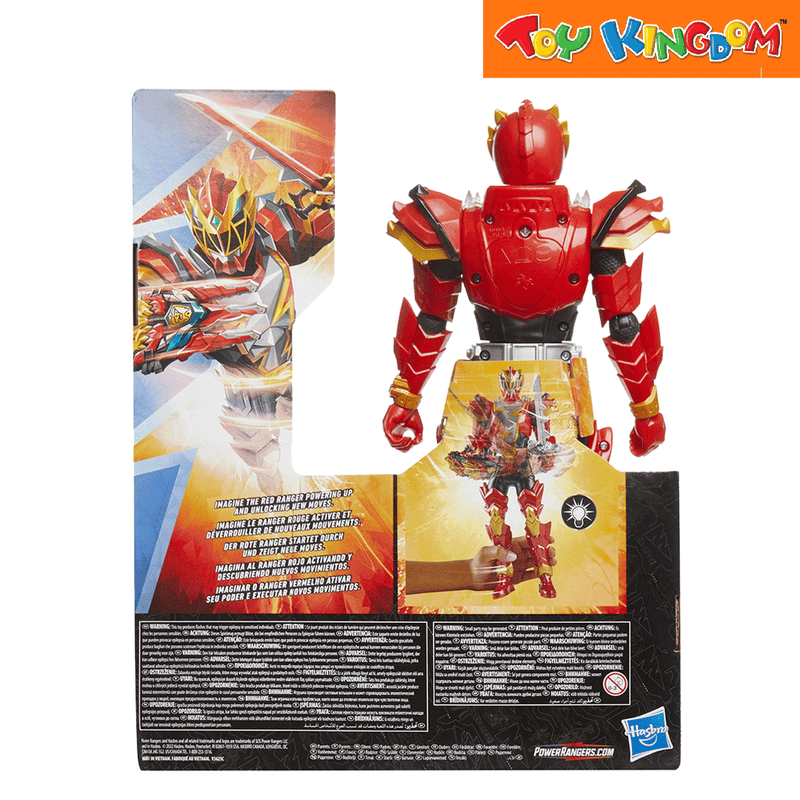 Power Rangers Dino Fury Spiral Strike Red Ranger Figure