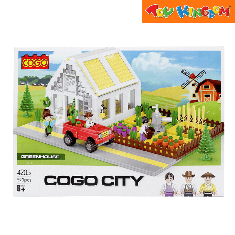 Cogo City Greenhouse Building Blocks Building Blocks