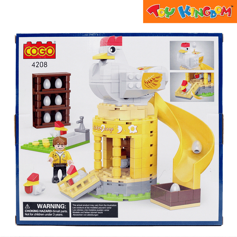 Cogo City Chicken Coop Building Blocks Building Blocks