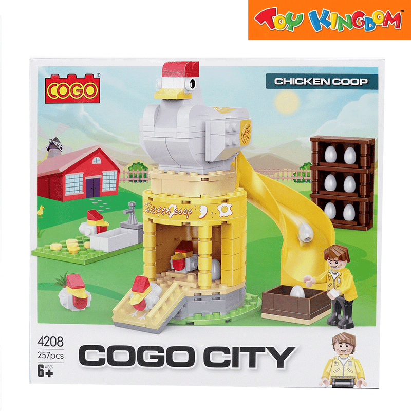 Cogo City Chicken Coop Building Blocks Building Blocks