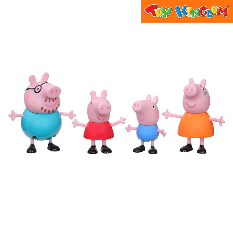 Peppa Pig Peppa's Family 4 Pack Figure Set