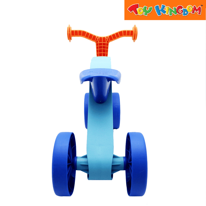 Chillafish ItsiBitsi 4-Wheel First Ride-On Orange and Blue Balance Training Bike