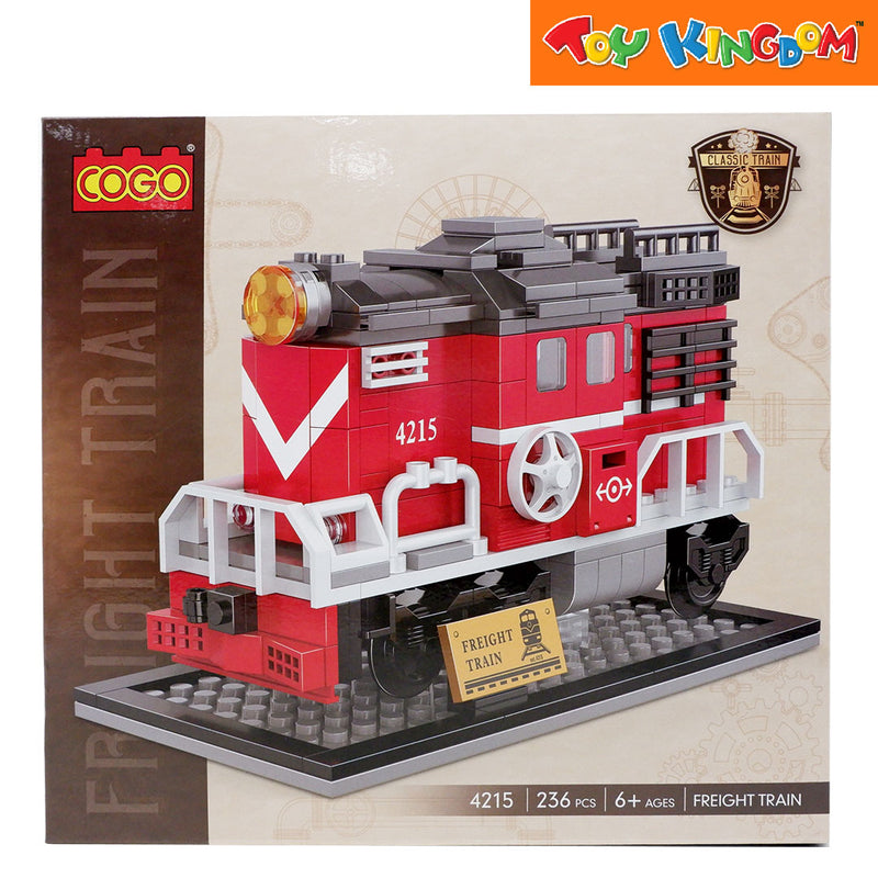 Cogo Classic Train Freight Train Building Blocks