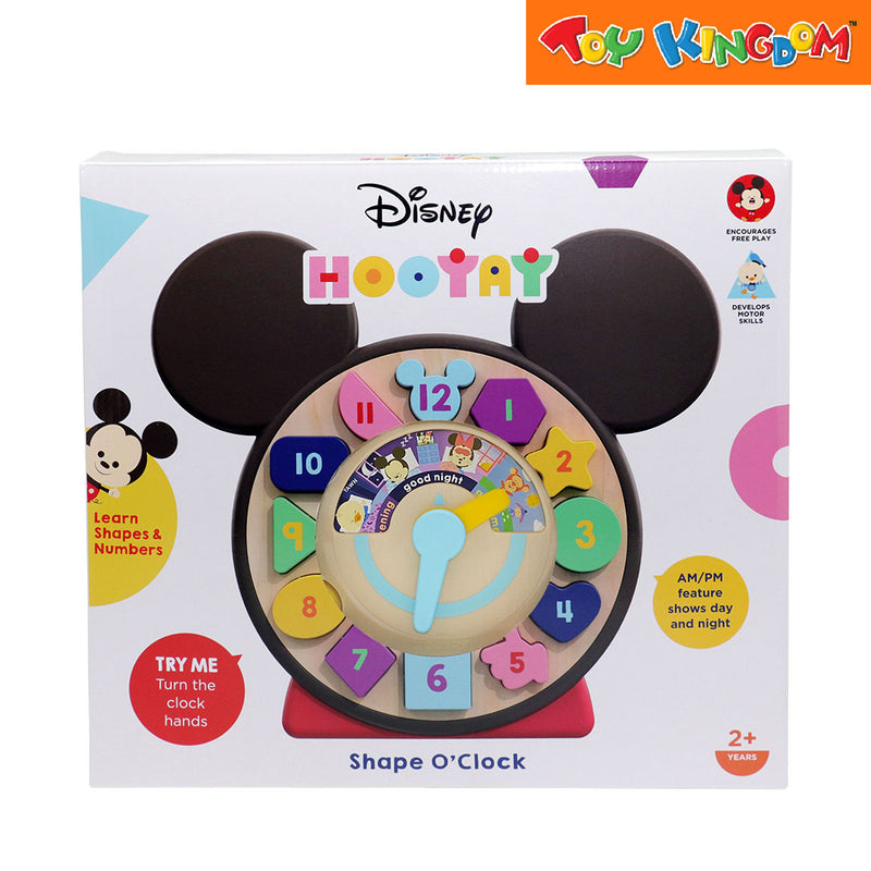 Disney Hooyay Mickey Mouse Shape Sorter Clock