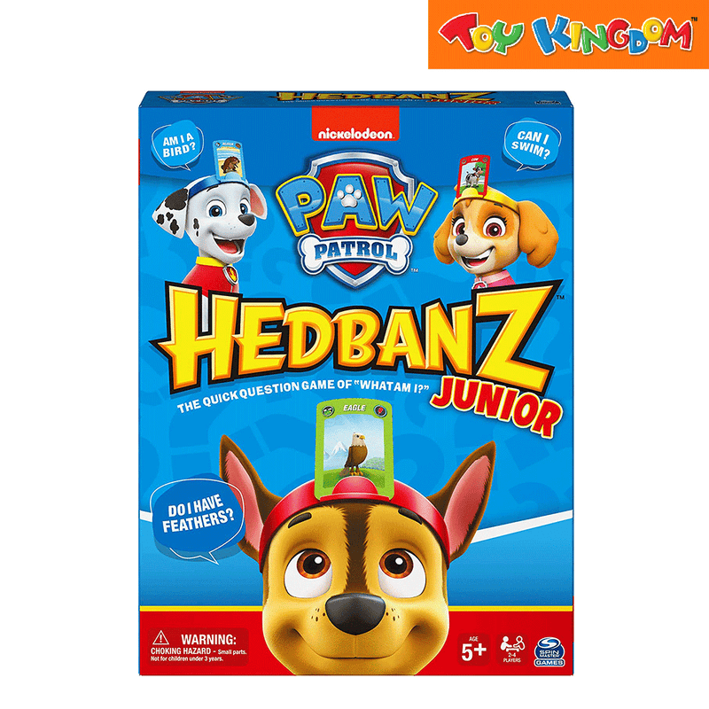 Cardinal Games Hedbanz Jr. Paw Patrol Card Game