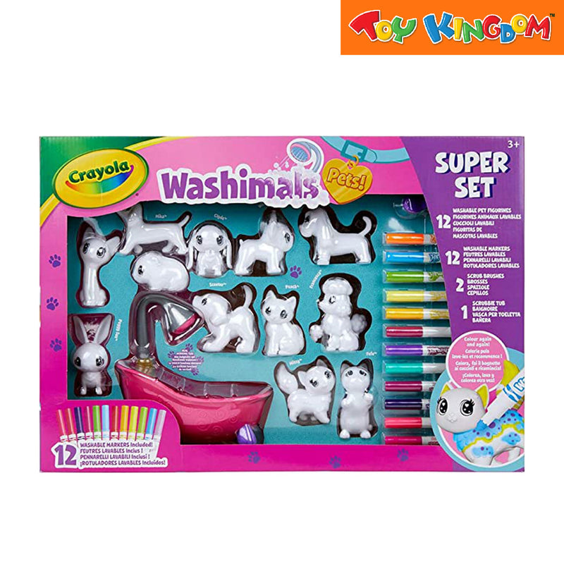 Crayola Washimals Pets 12 pcs Washable Markers Set