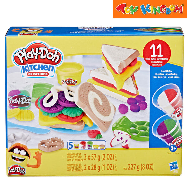 Play Doh Kitchen Creations Snacks n Sandwiches Playset