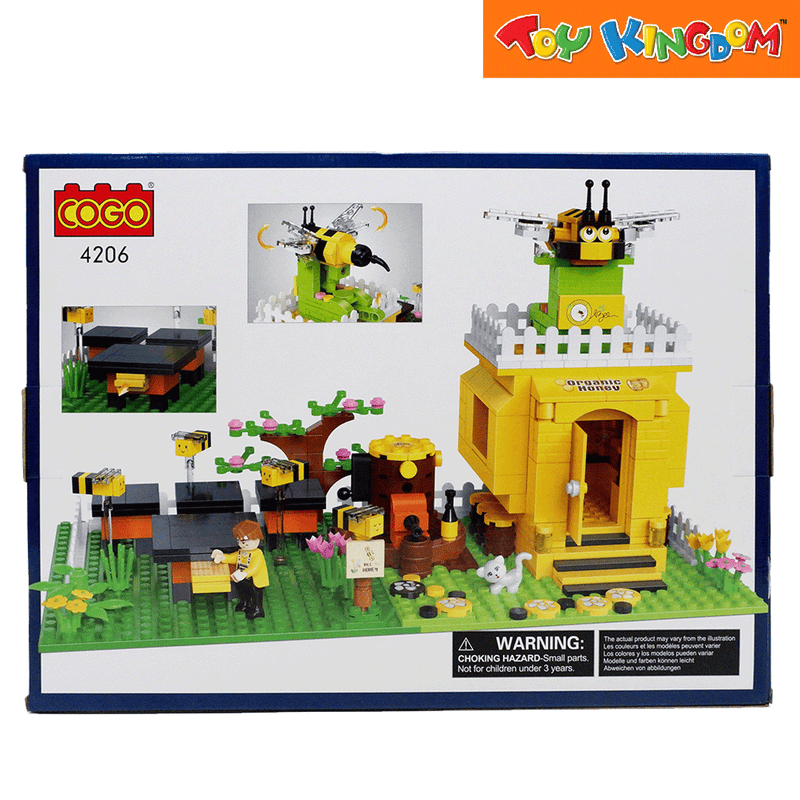 Cogo City Bee Farm Building Blocks