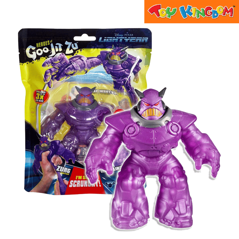 Heroes of Goo Jit Zu Disney Pixar Series 1 Lightyear Hero Pack Zurg Stretchable Figure