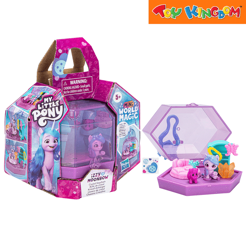 My Little Pony Mini World Magic Izzy Moonbow Crystal Keychain