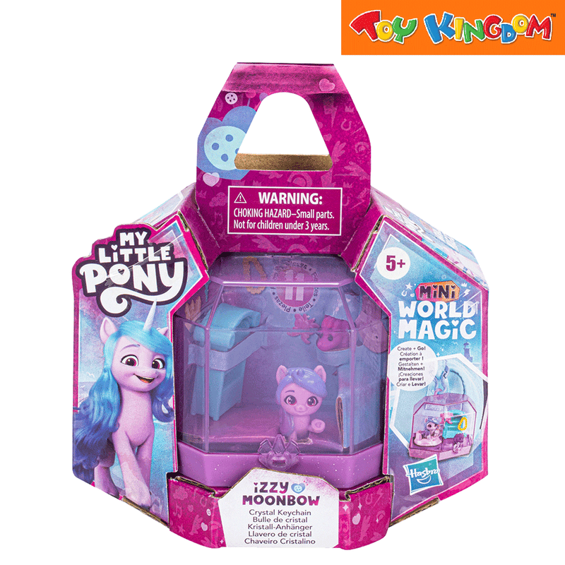 My Little Pony Mini World Magic Izzy Moonbow Crystal Keychain