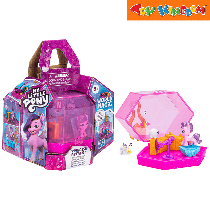 My Little Pony Mini World Magic Princess Petals Crystal Keychain