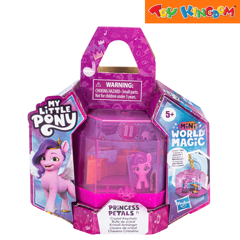 My Little Pony Mini World Magic Princess Petals Crystal Keychain