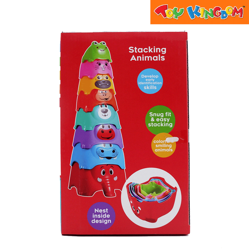 KidShop Red, Blue and Light Blue Stacking Animals