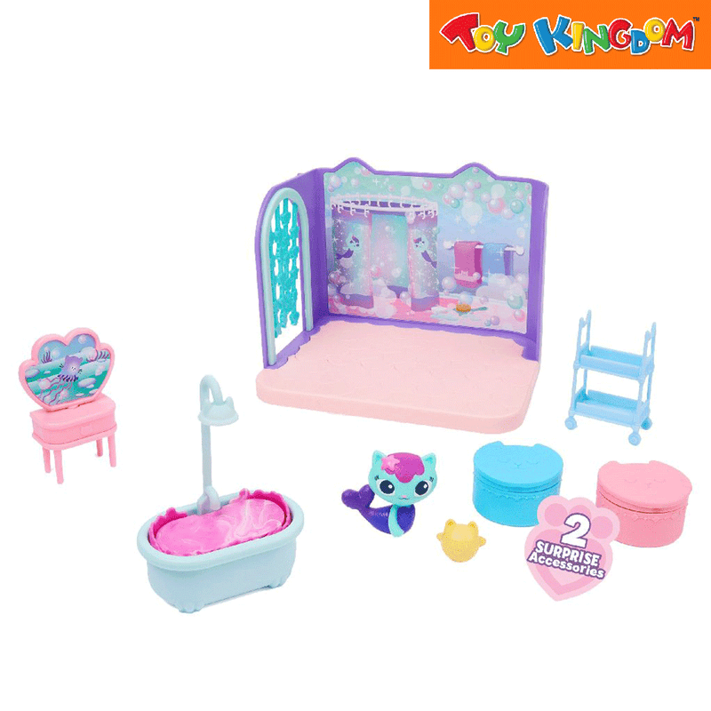 Gabby's Dollhouse MerCat's Primp & Pamper Bathroom Playset