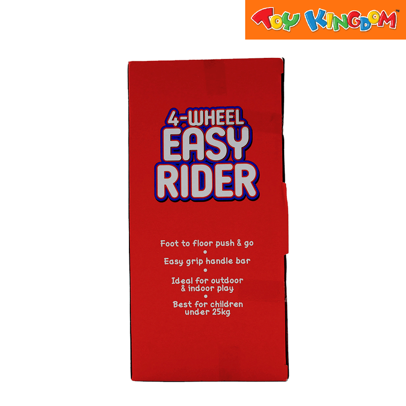 Kidshop 4-Wheel Easy Rider Red Balance Bike