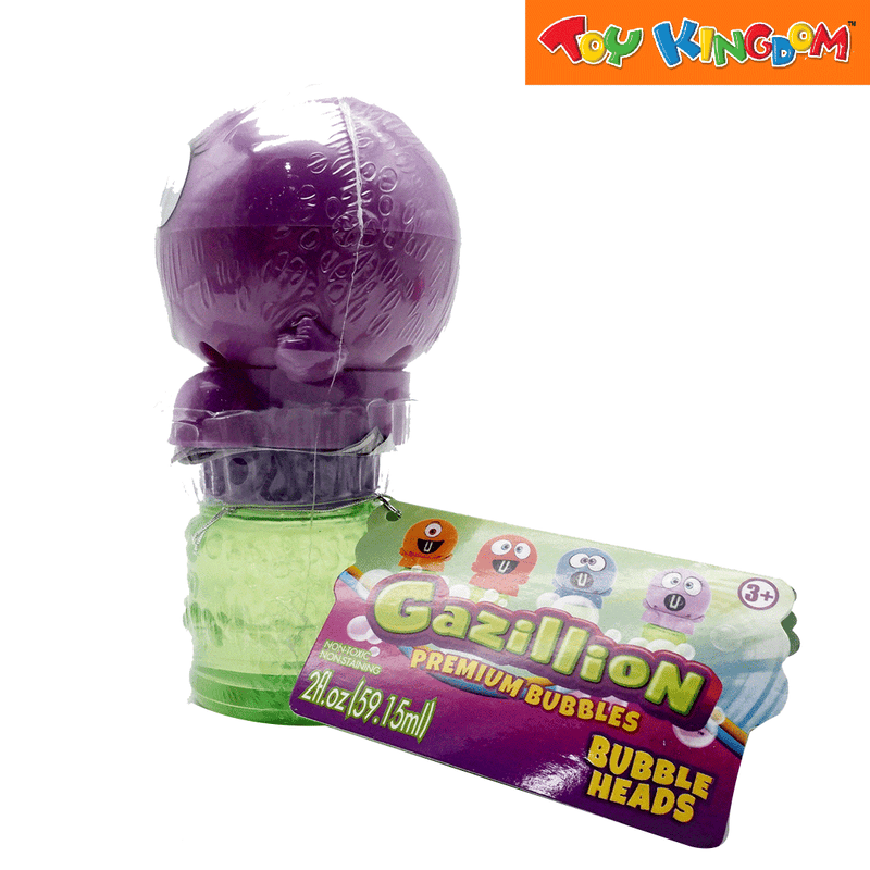 Gazillion Bubbles Purple Bubble Heads