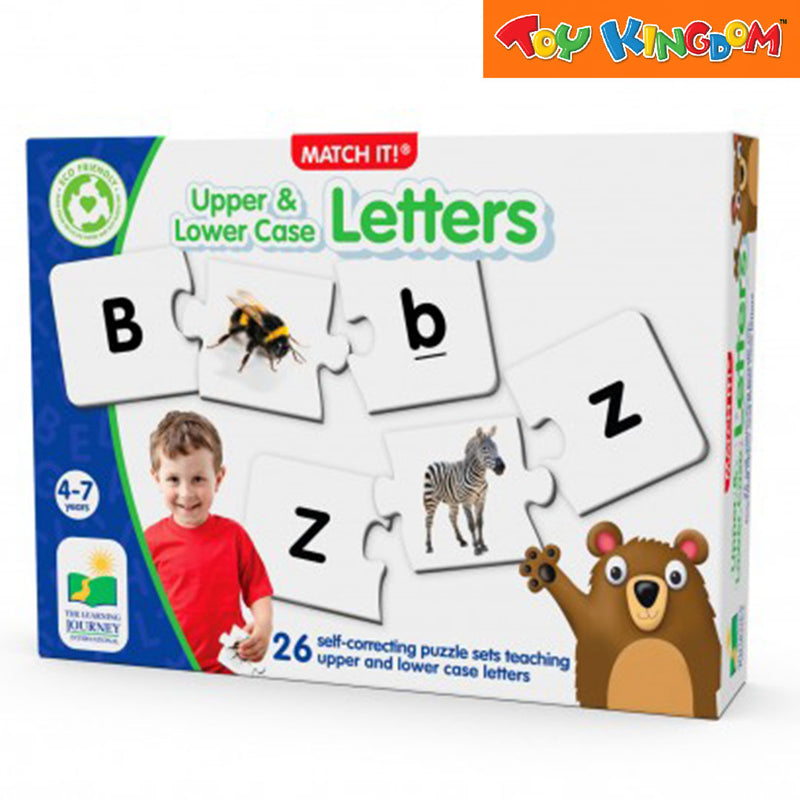 The Learning Journey Match It! Upper and Lower Case Letters Puzzle Set