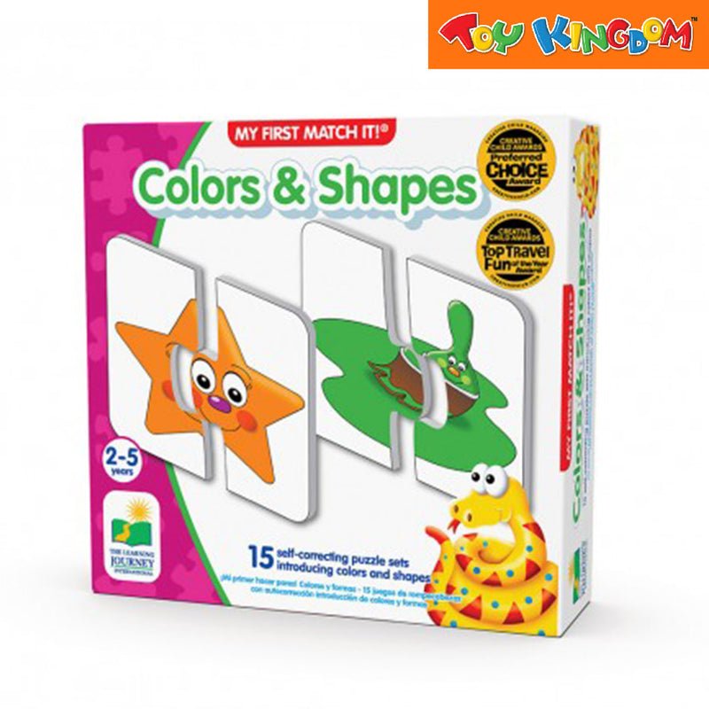 The Learning Journey My First Match It! Colors and Shapes Puzzle Set