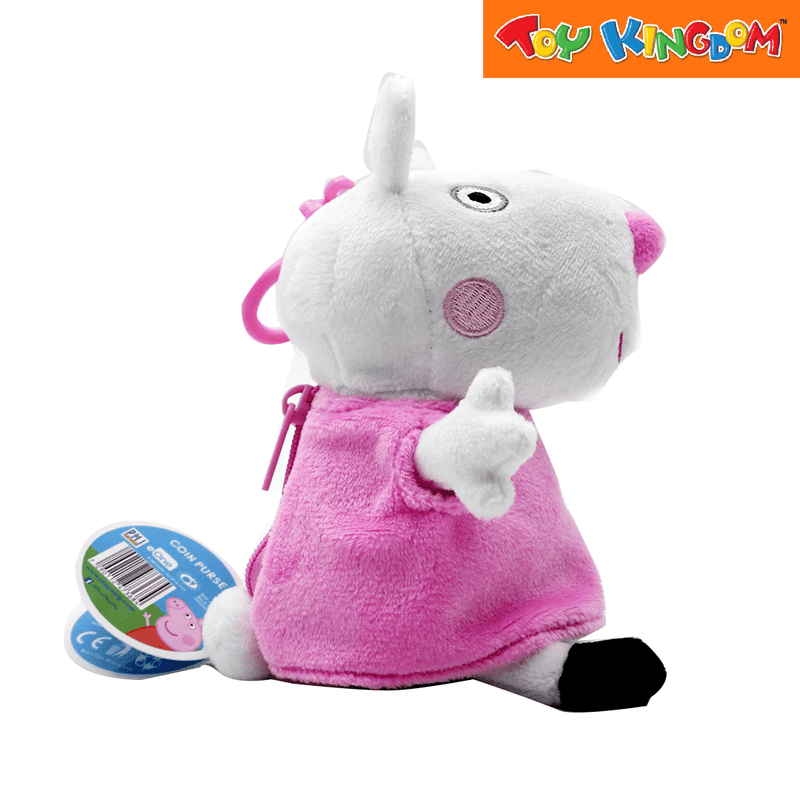 Peppa Pig Suzy Sheep Plush Clip-On Coin Purse