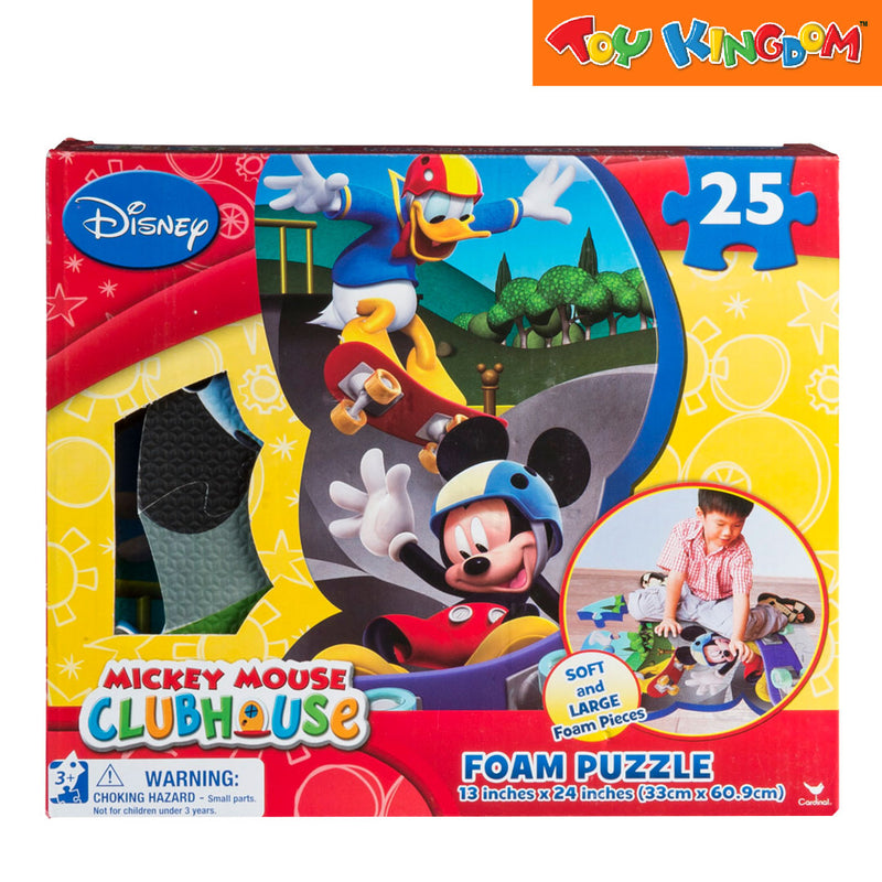 Cardinal Games Disney Jr. Mickey Mouse Club House 25 pcs Foam Puzzle