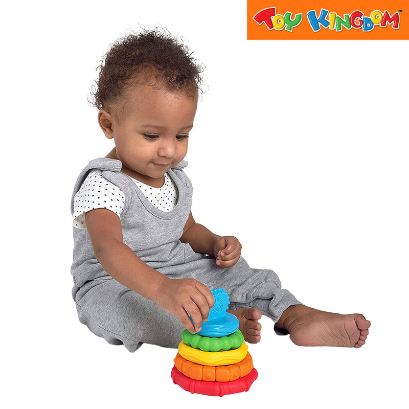 Kids II Baby Einstei Stack & Teethe Multi-Textured Teether