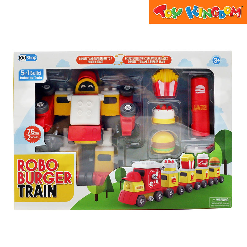 KidShop Robo Burger Train Playset