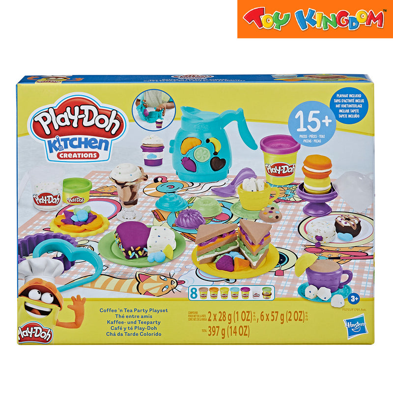 Play-Doh Kitchen Creations Coffee 'n Tea Party Dough Playset