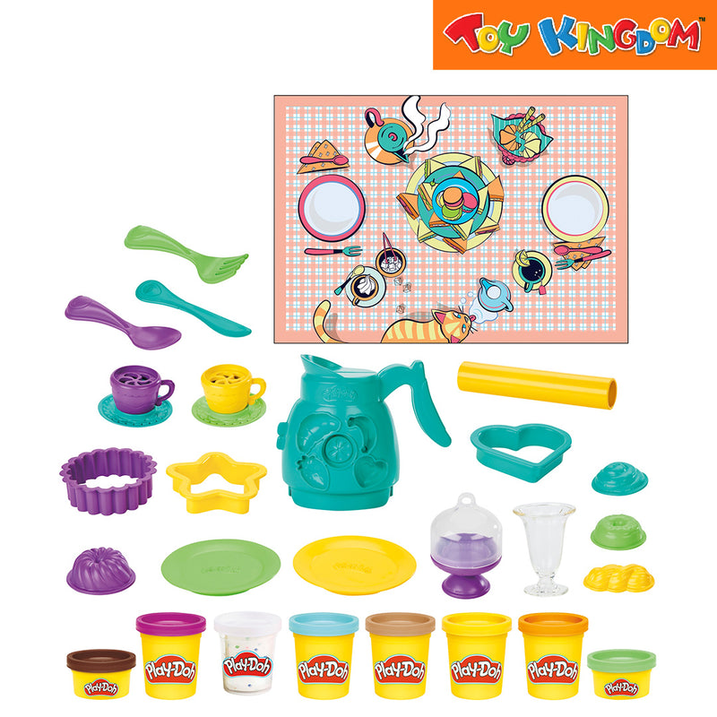 Play Doh Kitchen Creations Coffee n Tea Party Dough Playset