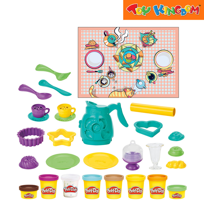 Play-Doh Kitchen Creations Coffee 'n Tea Party Dough Playset