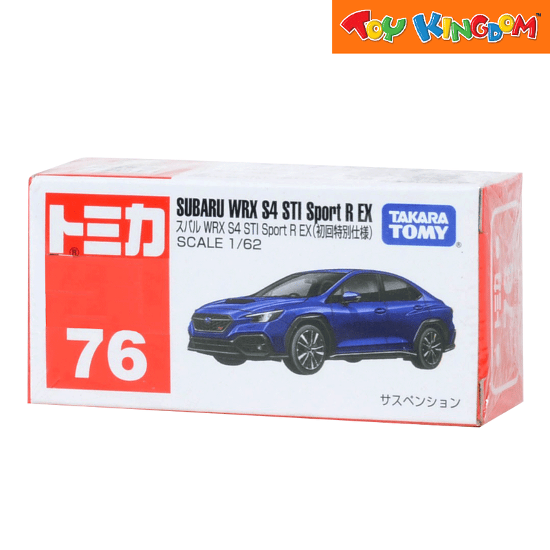 Tomica No. 76-9 WRX S4 First Subaru STI Sport R EX Die-cast Vehicle