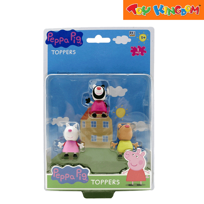 Peppa Pig Blister 3 Zoe Zebra, Suzy Sheep and Pedro Pony Pencil Topper