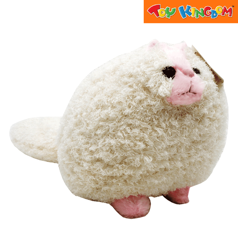KidShop Fat Cat White 25 cm Stuffed Toy