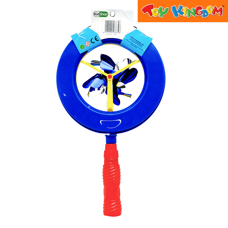 KidShop Blue Spin Wheel Bubble Maker
