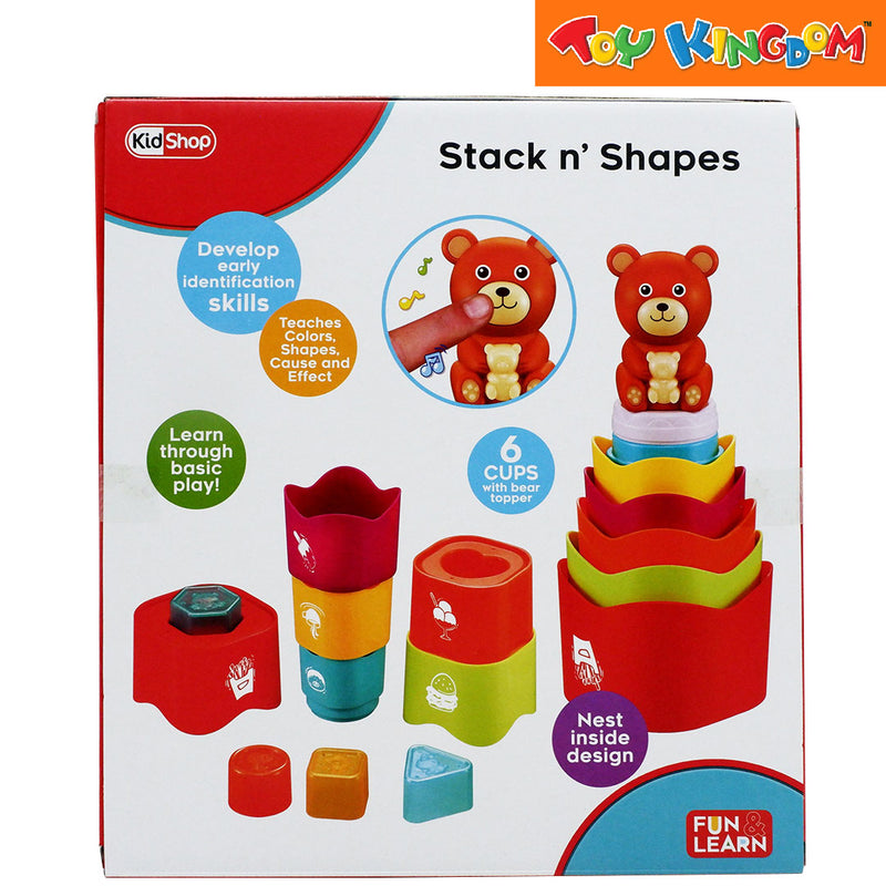 KidShop Fun 'n Learn Stacks 'n Shapes Stacking Cups