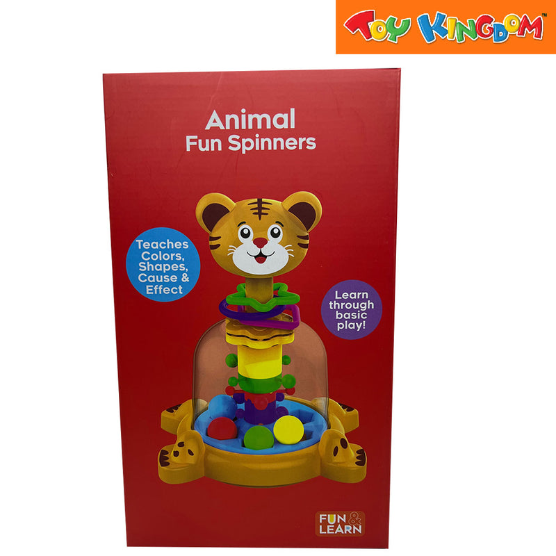 KidShop Tiger Yellow Animal Fun Spinners