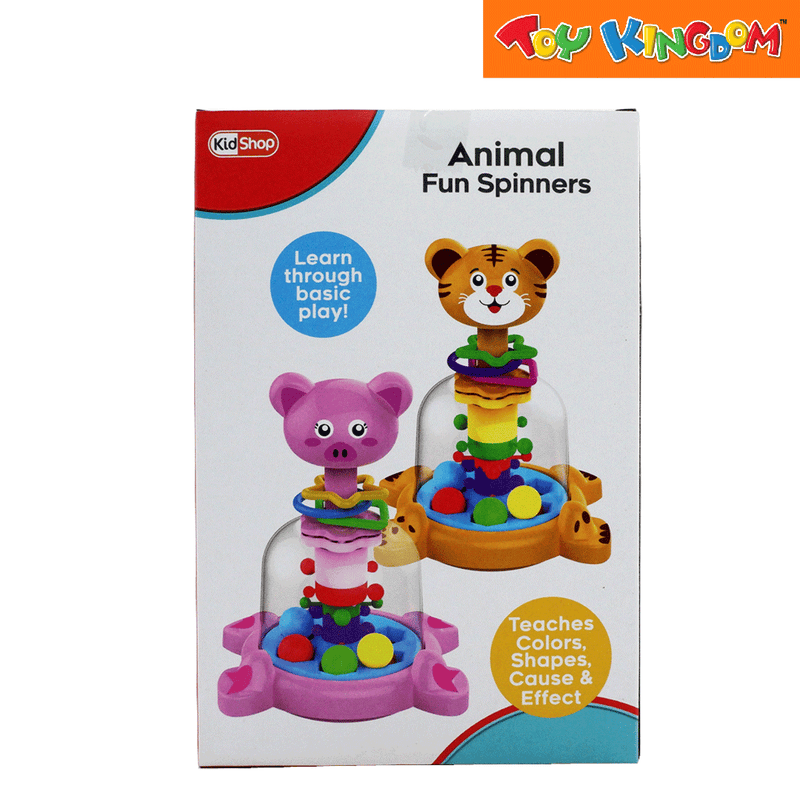 KidShop Pink Animal Fun Spinners