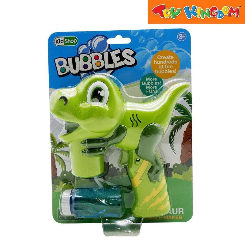 KidShop Dino Green Bubble Maker
